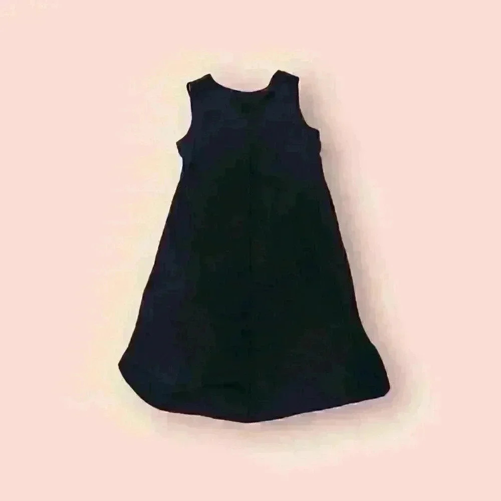Women's M Black Asymmetrical Choker Neck Sleeveless Blouse Top - Picture 7 of 7